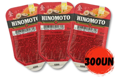 300un Molho Shoyu Premium Oriental Blister Barco Hinomoto