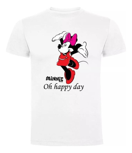 Polera De Algodom - Minnie Mouse - Disney 