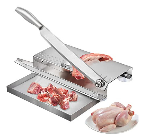 Cortadora De Carne Huesos 20in Manual - Acero Inoxidable.