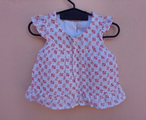 Camisola Camisa Vestido Nena Bebe Nena 3 A 6 Meses