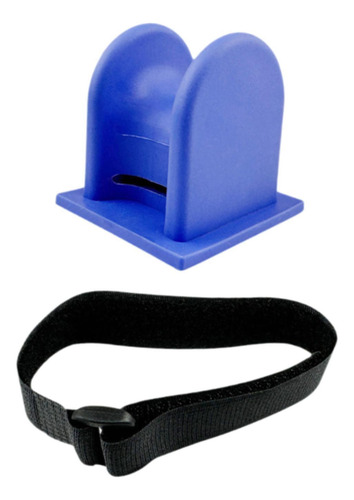 Soporte Para Caña De Pescar Con Clip En Un Azul Con Forma