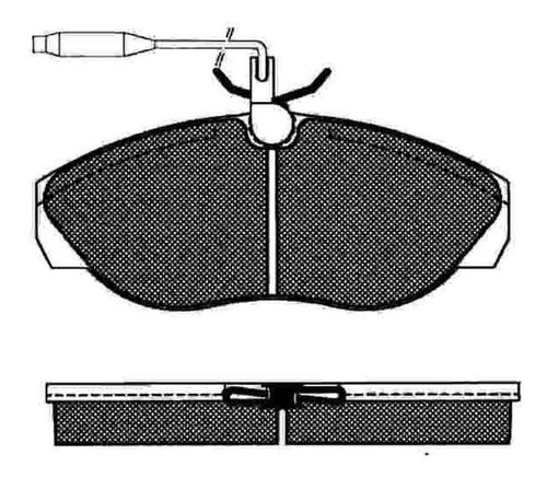 Pastilla De Freno Peugeot --boxer 1.9 - 2.5 D 94/96 Delanter