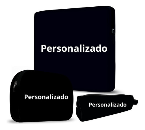 Capa P/ Notebook + Necessaire + Estojo Personalizado