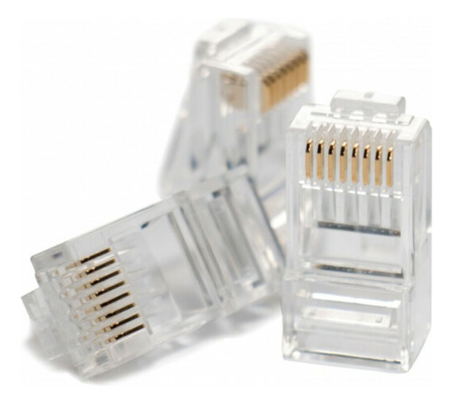 Hikvision Ds-1m6ua-15u Conector Plug Rj45 Cat6 Cobre 100unid