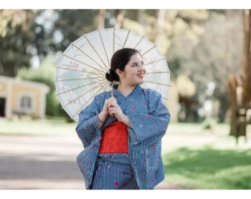 Yukata Kimono Japonés Mujer 