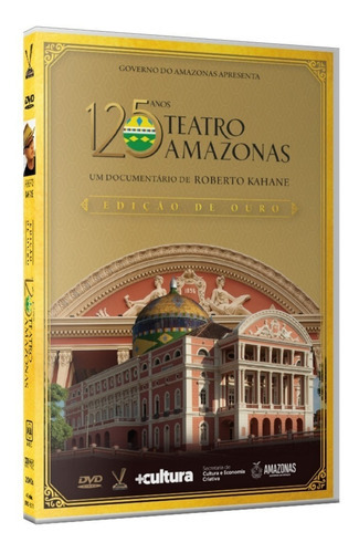 Teatro Amazonas - 125 Anos - Dvd Duplo Com 4 Cards