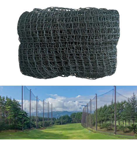 Red De Protección Para Golfistas En Negro 2mx300cm