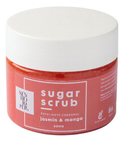  Gel Esfoliante Corporal Sugar Scrub Gringo Jasmin 500g