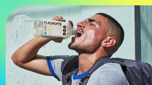 Bebida Flashlyte Sabor Sandía (6 Piezas De 625 Ml. C/u).