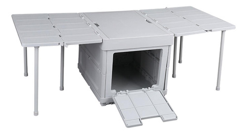 Organizador De Troncal De Automóvil Plegable, Mesa De Gris