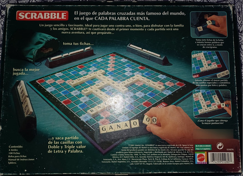 Scrabble 2001 Edición Español 53676 (Usado)