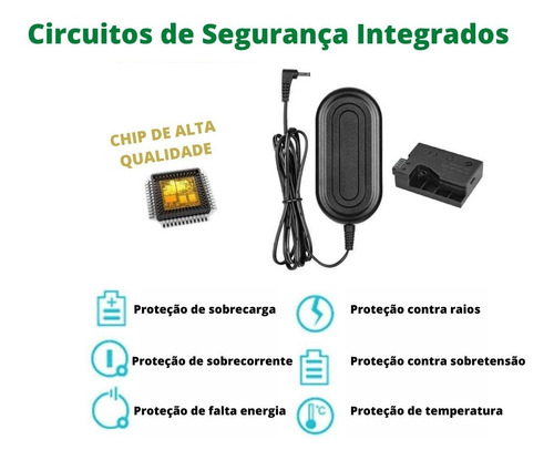 Fonte Energia Câmera Canon Sl2 Sl3 T6i T6s T7i Garantia 1ano