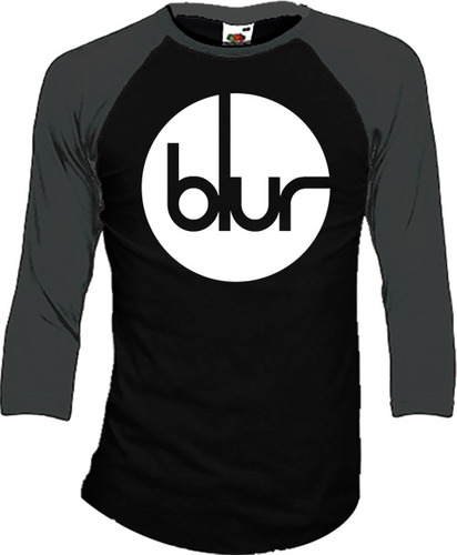 Blur Playeras Manga 3/4 Para Hombre Y Mujer D5