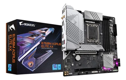 Placa Base Gigabyte B760m Aorus Elite Ax Lga 1700 Ddr5