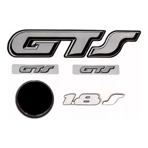 Kit Adesivos E Emblemas Gol Gts Até 1994 - Modelo Original