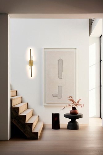 Arandela Luminalux Alx112 Fit 55cm Slim Led Indireta Interna