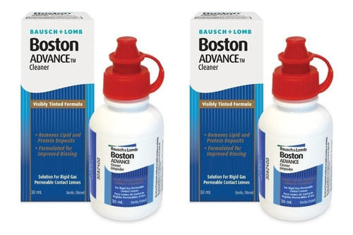 Solucion Limpiadora Boston Advance Lentes De Contacto 2 Unid