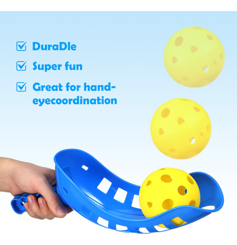 Juego De Pelota Scoop Toss & Catch Set Para Deportes Al Aire