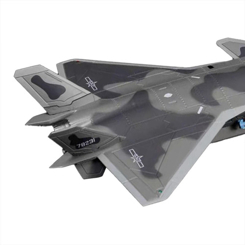 Avión De Juguete De Simulación De Aleación J20 A Escala