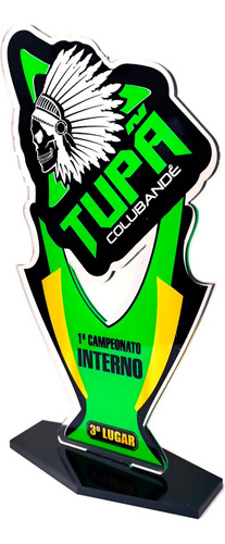 Troféus 45 Unid - Personalizados Em Acrílico - 20x10cm