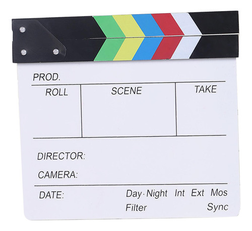 Acessórios Profissional Claquete De Filme Filme Colorido