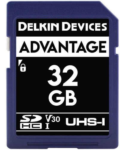 Delkin Devices 32gb Advantage Uhs-i Sdhc Memory Card