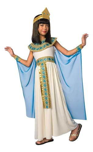 Disfraz Cleopatra Infantil Blanco Pequeño (4-6)