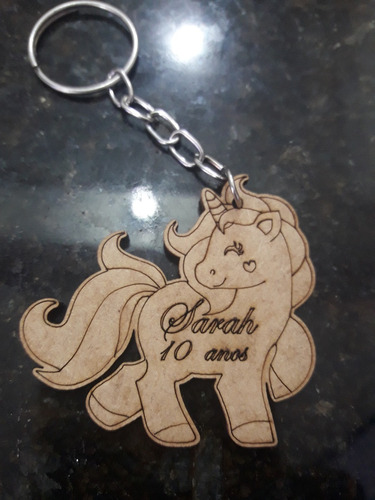 20 Chaveiro Personalizado Unicornio Moto Princesa