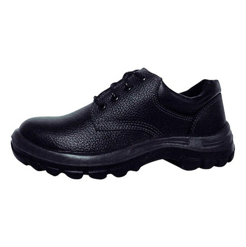 Zapato De Cuero Negro Pta.acero Worksafe
