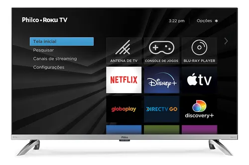 Smart Tv 32 Philco Roku Tv Led Dolby Áudio
