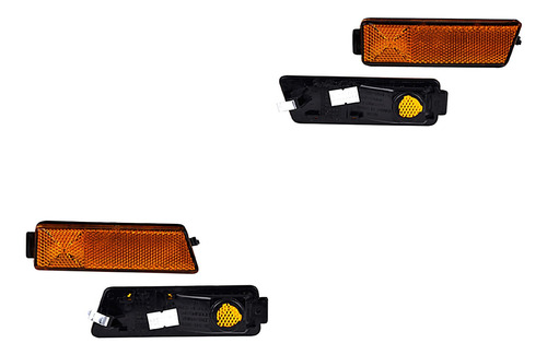 Set Cuartos Lat S/foco Volkswagen Jetta 93-98 Depo