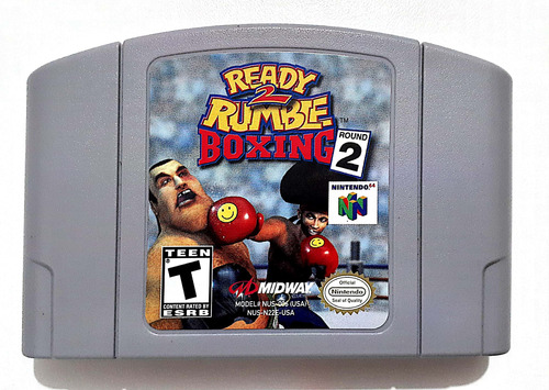 Jogo Ready 2 Rumble Boxing Round 2 Nintendo 64. (Usado)