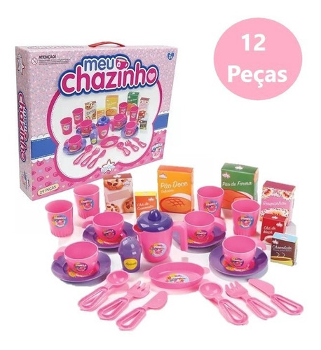 Brincadeira De Imaginação Crianças Meu Chá Com Jantarzinho