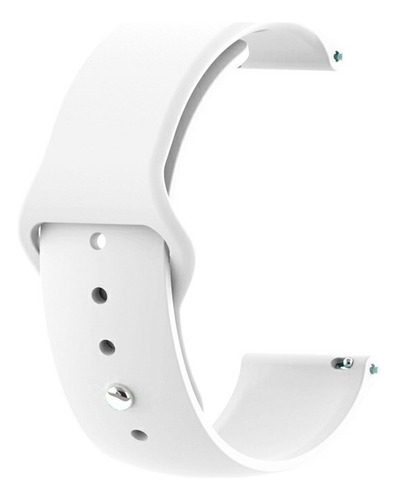Correa Deportiva Lisa Ligera Para Smartwatch Binden Era Hit Blanco 2.2 Cm