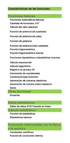 Imagen 6 de 8 de Calculadora Cientifica Casio Fx-570 Ing/esp Relojesymas