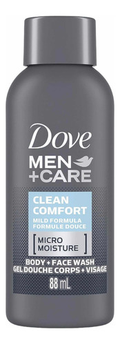 Jabón Líquido Dove Men+care Botella Viaje Clean Comfort 88ml