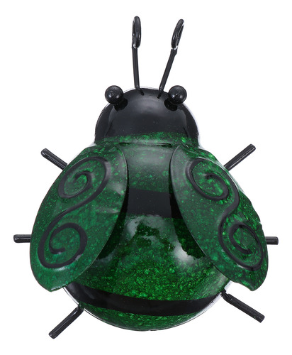 Estatua De Escarabajo De Hierro Con Adornos De Metal Para Co