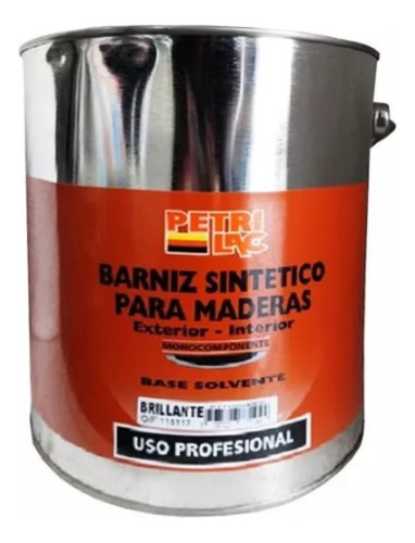 Barniz Brillante Interior Exterior Petrilac X 4 L / Camino 1