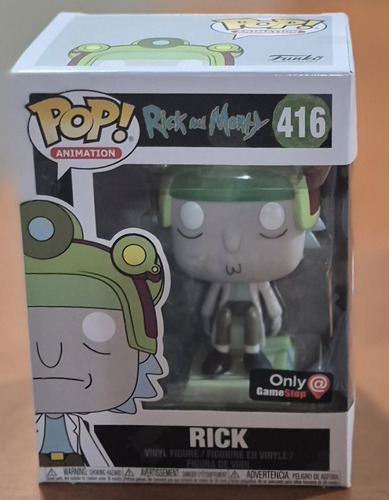 Funko Pop Rick #416 Rick And Morty Detalle En Caja (Usado)