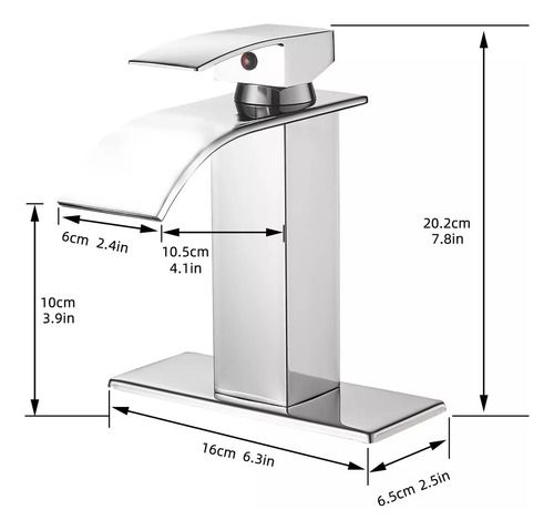 . Banna Lavabo Grifo Baño Llave Monomando Fregadero