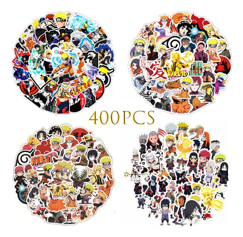 Pegatinas De Anime Pegatinas De Naruto, Calcomanías 400pcs