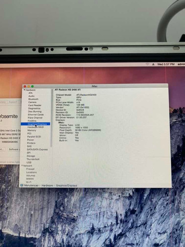 iMac 20 A1224 Com Detalhe Leia