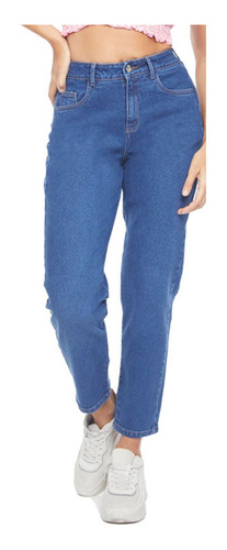 Jeans Mujer Mom 1907 Azul Paradise Jeans