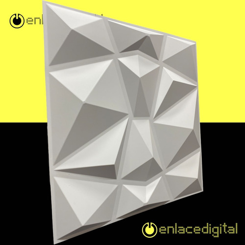 Imagen 9 de 9 de Panel Decorativo 3d Pvc Interior Exterior Blanco D094