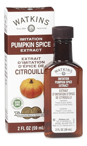 Watkins Extracto Imitacion De Calabaza 2 Onz (59 Ml)