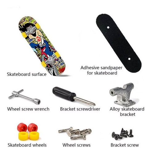 L Juego De Minimesa De Skate De Dedo Profesional Para