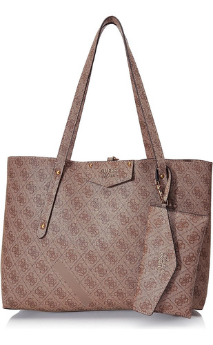 Bolsa  Guess Esb839023ltl Caf Estampado