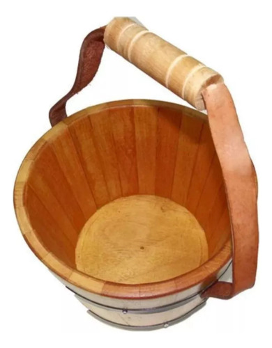 Kit Com Balde E Concha Para Sauna Seca