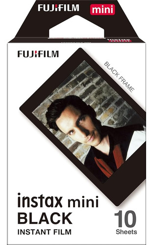 Película Instantánea Fujifilm Instax Mini Negro