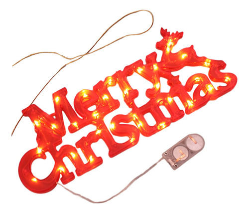 Placa Led De Navidad, Letrero Led De Feliz Navidad, Letreros